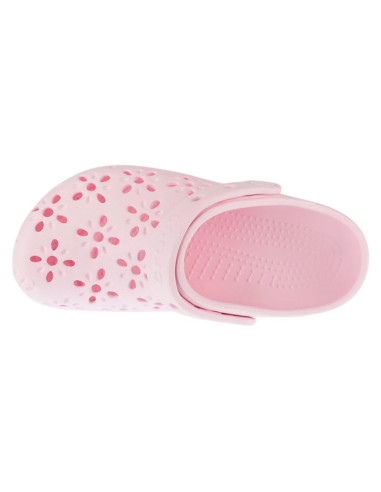 Crocs classic floral cut out clog kids  210943-6zw różowe 28/29