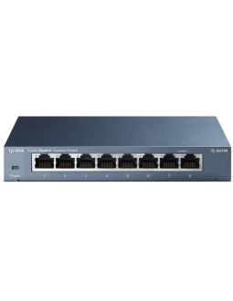 Tp-link tl-sg108 nie zarządzany gigabit ethernet (10/100/1000) czarny