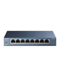 Tp-link tl-sg108 nie zarządzany gigabit ethernet (10/100/1000) czarny 2