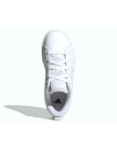 Buty sportowe adidas vs pace 2.0 k skóra ekologiczna białe (ie3468)