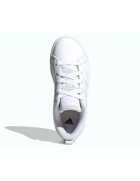 Buty sportowe adidas vs pace 2.0 k skóra ekologiczna białe (ie3468)