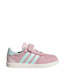 Buty dla dzieci adidas breaknet sleek różowo-miętowe js0136