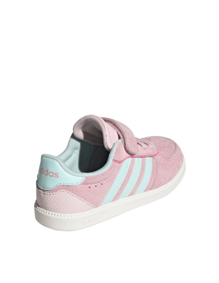 Buty dla dzieci adidas breaknet sleek różowo-miętowe js0136