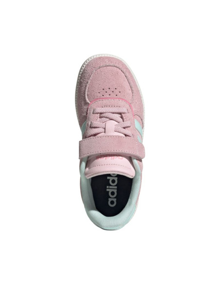 Buty dla dzieci adidas breaknet sleek różowo-miętowe js0136