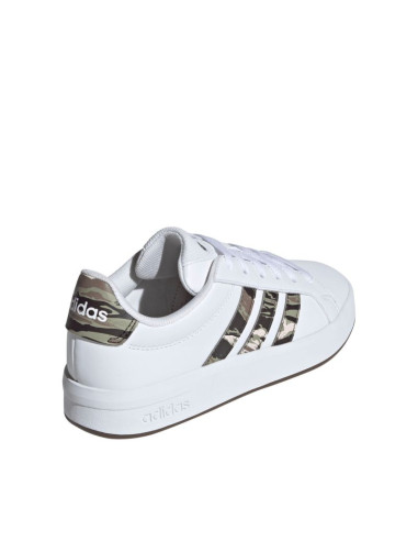 Buty dla dzieci adidas grand court 3.0 białe ki5695