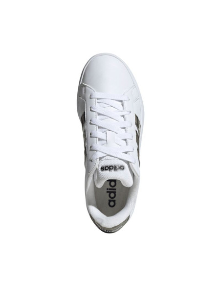 Buty dla dzieci adidas grand court 3.0 białe ki5695