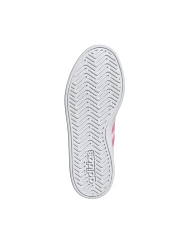 Buty dla dzieci adidas grand court 3.0 biało-różowe hp3528