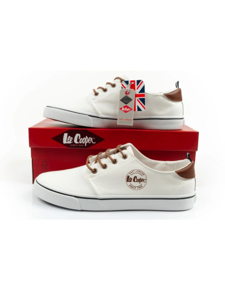 Lee cooper buty sportowe męskie trampki modne białe wygodne