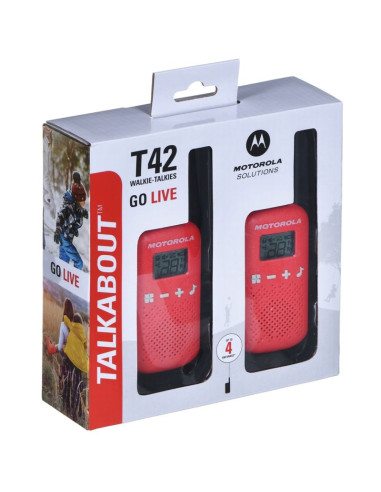 Radiotelefon wielofunkcyjny motorola t42 red 5031753007492