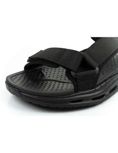 Lee cooper buty męskie sandały na rzepy na lato czarne lekkie