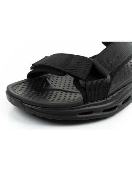 Lee cooper buty męskie sandały na rzepy na lato czarne lekkie