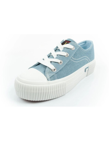 Lee buty damskie sportowe isla trampki niebieskie platforma