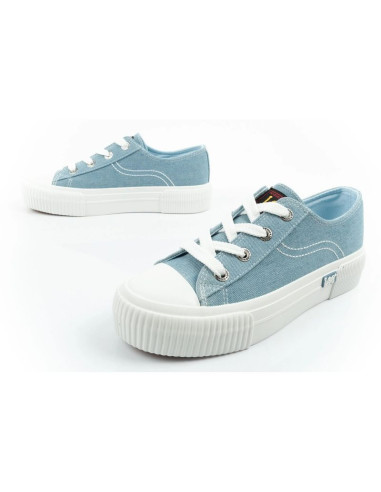 Lee buty damskie sportowe isla trampki niebieskie platforma