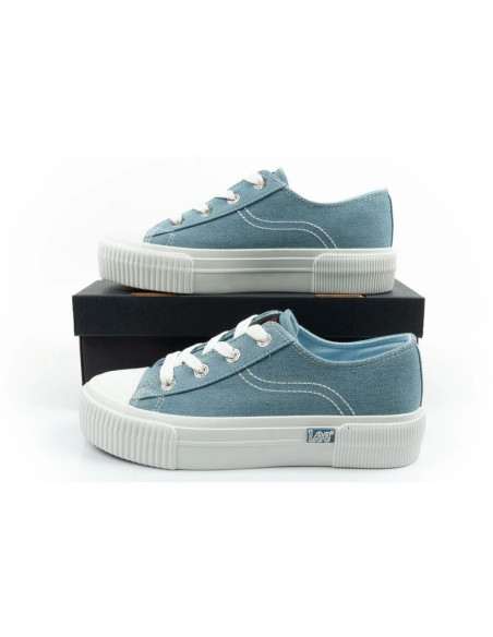 Lee buty damskie sportowe isla trampki niebieskie platforma