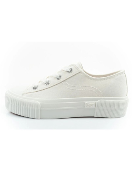 Lee buty damskie sportowe isla trampki białe platforma wygodne