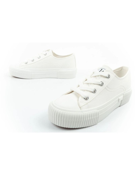 Lee buty damskie sportowe isla trampki białe platforma wygodne