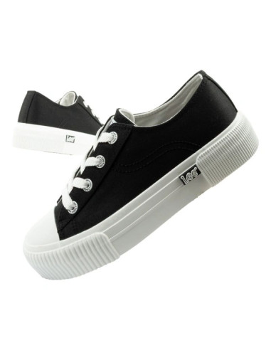 Lee buty damskie sportowe isla trampki czarne platforma wygodne