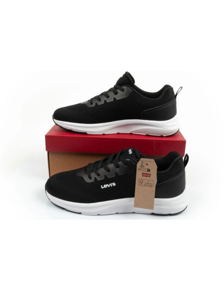 Levi's buty damskie sportowe sneakersy hudson modne czarne wygodne