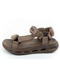Lee cooper buty męskie sandały na rzepy na lato na plażę lekkie zielone 2