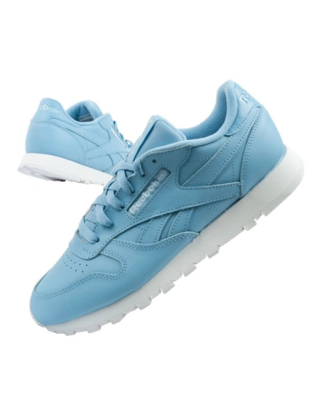 Reebok buty damskie sportowe classic sneakersy błękitne modne skóra