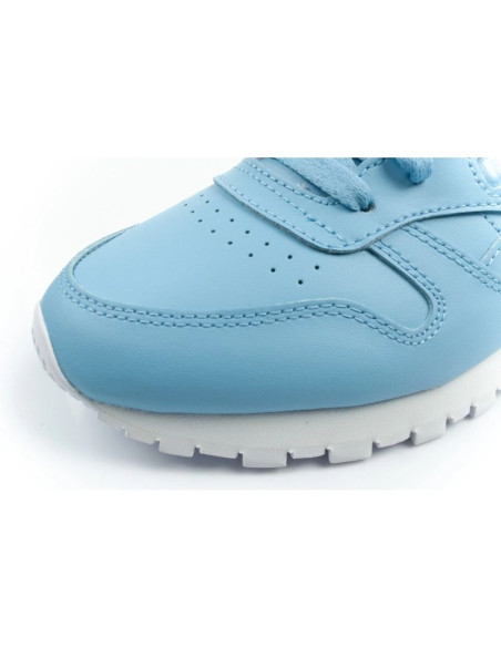 Reebok buty damskie sportowe classic sneakersy błękitne modne skóra