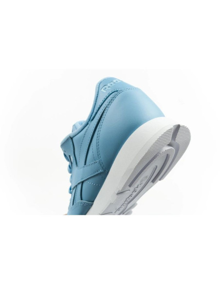 Reebok buty damskie sportowe classic sneakersy błękitne modne skóra
