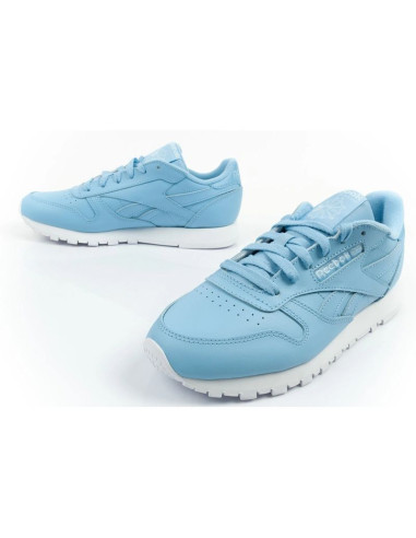 Reebok buty damskie sportowe classic sneakersy błękitne modne skóra
