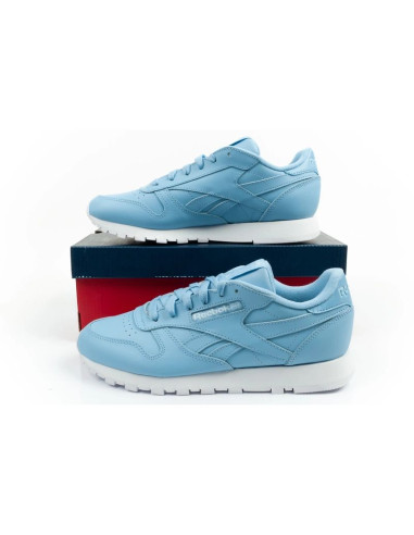 Reebok buty damskie sportowe classic sneakersy błękitne modne skóra