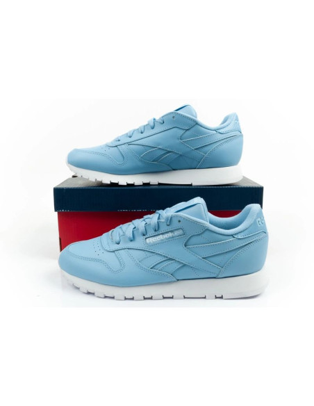 Reebok buty damskie sportowe classic sneakersy błękitne modne skóra