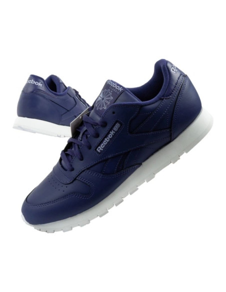 Reebok buty sportowe damskie sneakersy classic fioletowe skóra modne