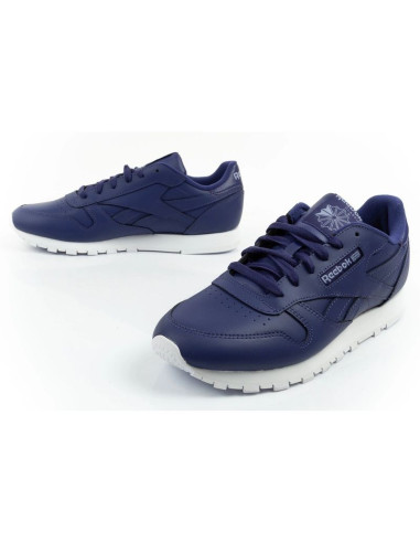 Reebok buty sportowe damskie sneakersy classic fioletowe skóra modne