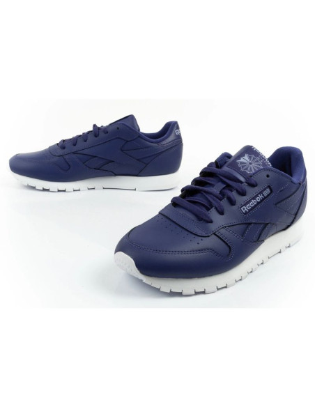 Reebok buty sportowe damskie sneakersy classic fioletowe skóra modne