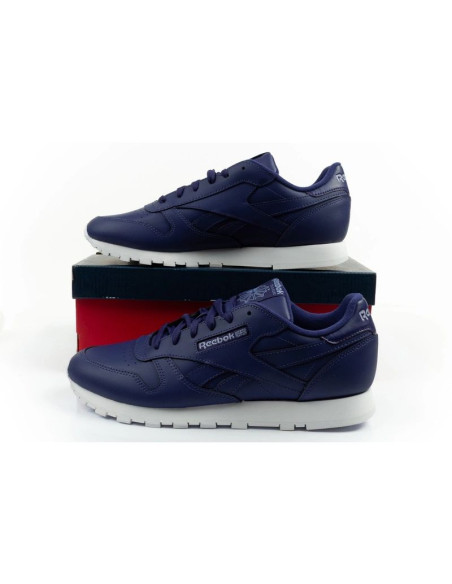 Reebok buty sportowe damskie sneakersy classic fioletowe skóra modne