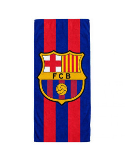 Fc barcelona ręcznik plażowy 100x180 cm bawełna 118570