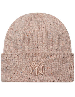 New era wmns glitter beanie new york yankees hat 60691293 beżowe one size