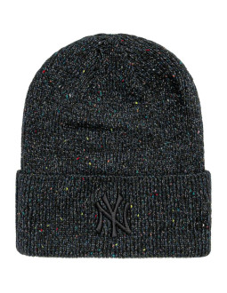 New era wmns glitter beanie new york yankees hat 60691294 czarne one size