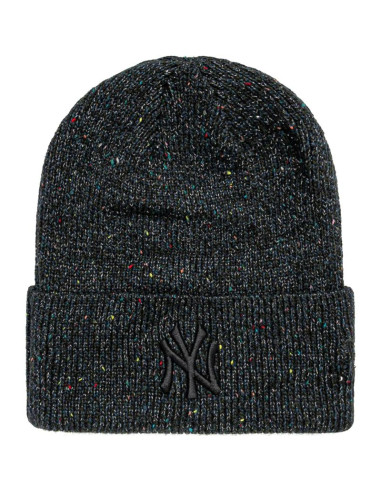 New era wmns glitter beanie new york yankees hat 60691294 czarne one size