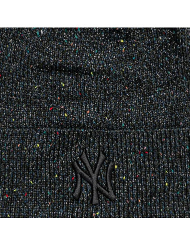 New era wmns glitter beanie new york yankees hat 60691294 czarne one size