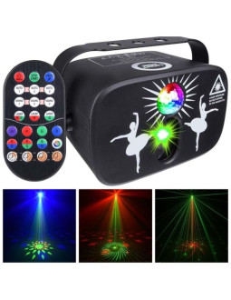 Oświetlenie disco led light4me party light 3 efekt