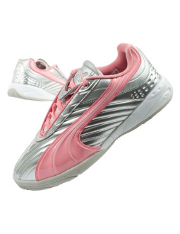 Puma buty sportowe sneakersy młodzieżowe v-s2 goalgetter modne srebrne