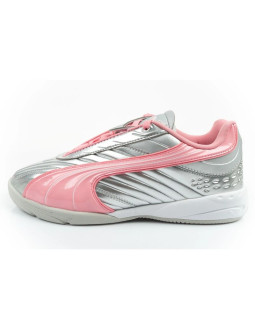 Puma buty sportowe sneakersy młodzieżowe v-s2 goalgetter modne srebrne 2