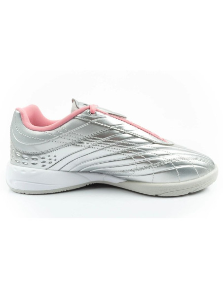 Puma buty sportowe sneakersy młodzieżowe v-s2 goalgetter modne srebrne