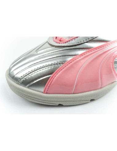 Puma buty sportowe sneakersy młodzieżowe v-s2 goalgetter modne srebrne