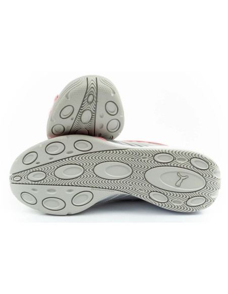 Puma buty sportowe sneakersy młodzieżowe v-s2 goalgetter modne srebrne