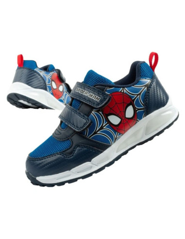 Leomil buty sportowe dziecięce sneakersy spiderman lekkie na rzep czarne niebieskie