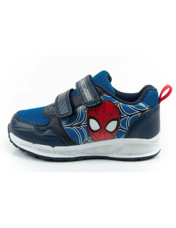 Leomil buty sportowe dziecięce sneakersy spiderman lekkie na rzep czarne niebieskie 2