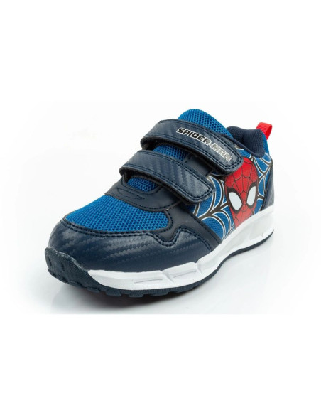 Leomil buty sportowe dziecięce sneakersy spiderman lekkie na rzep czarne niebieskie