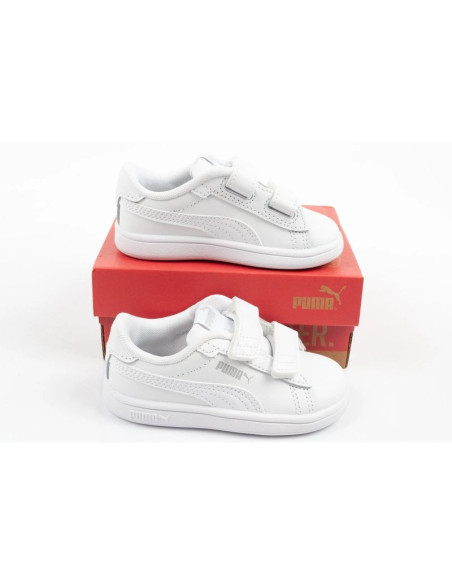 Puma buty sportowe dziecięce smash 3.0 sneakersy niemowlęce skórzane
