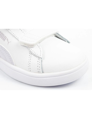 Puma buty sportowe dziecięce smash 3.0 sneakersy białe skórzane modne
