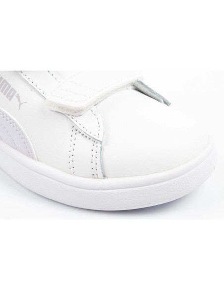 Puma buty sportowe dziecięce smash 3.0 sneakersy białe skórzane modne